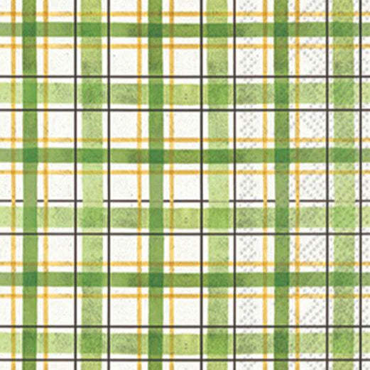 Lucky Cuties Plaid Guest Decoupage Napkins – 8.5” x 4.5” (Set of 2)