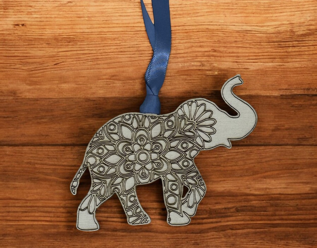 Sisterhood Best Friends Unbreakable Bond Mandala Elephant Ornament