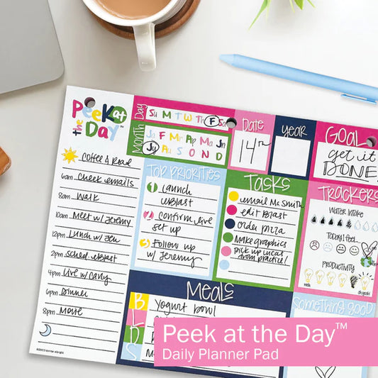 Planificador diario Peek at the Day Bright 