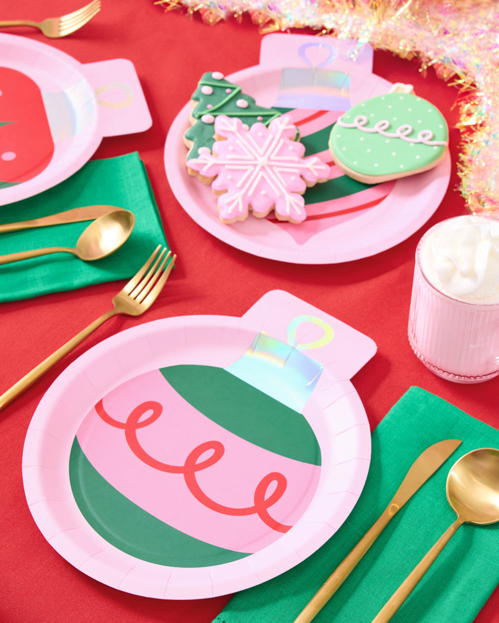 Ornament Plates - 24 paper plates