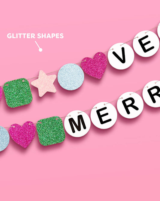 Very Merry Era Banner - friendship bracelet banner