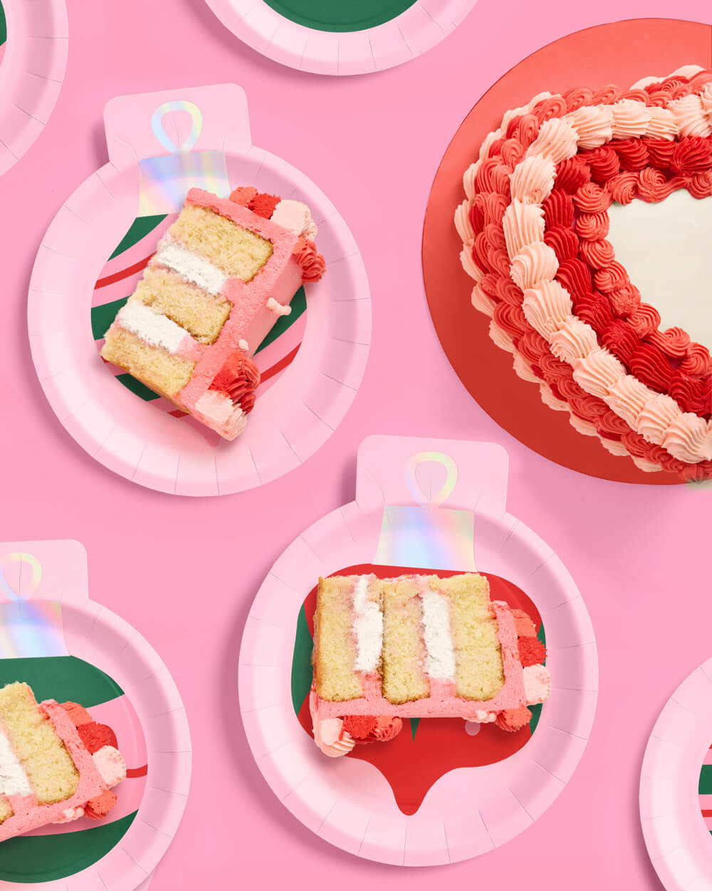 Ornament Plates - 24 paper plates