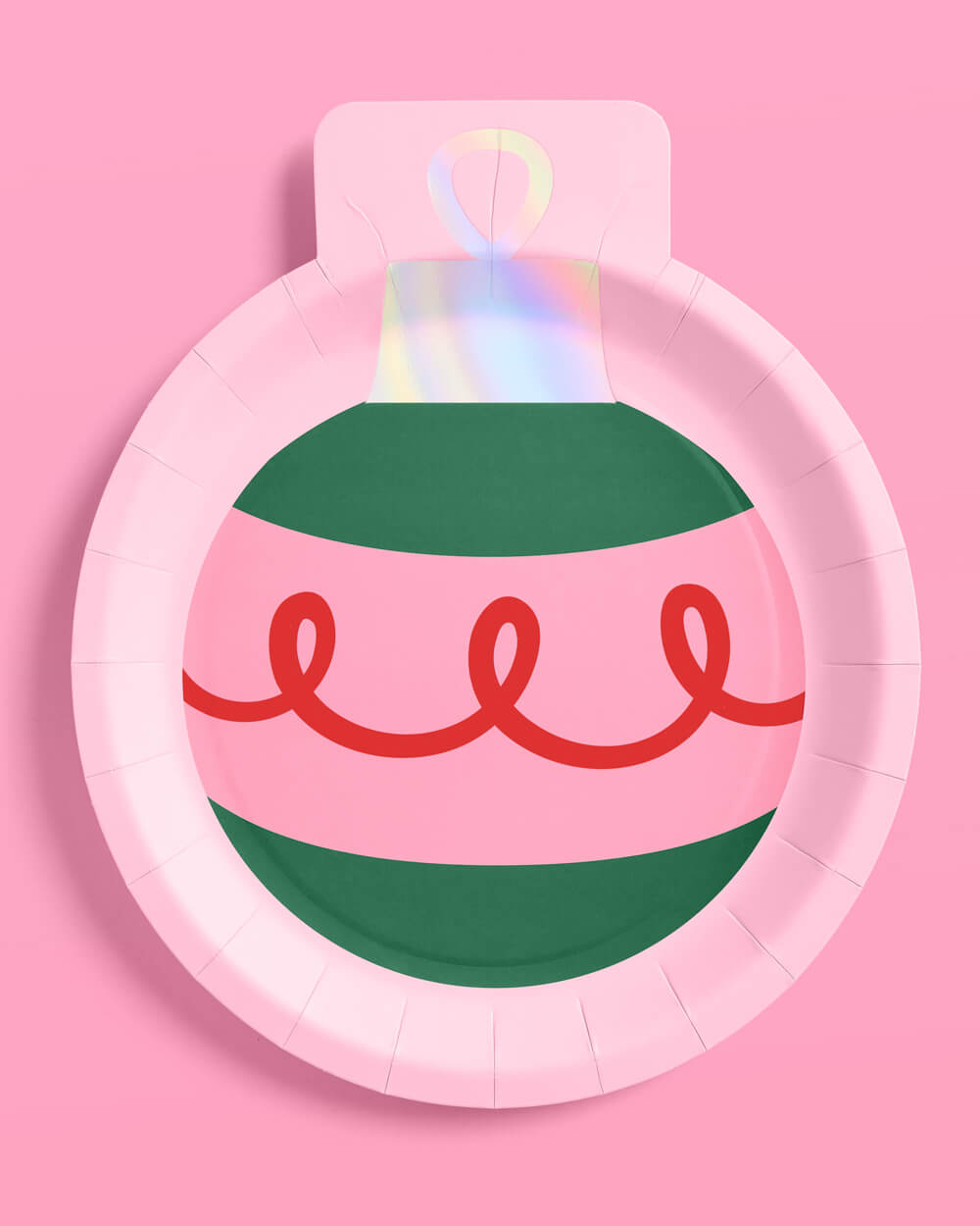 Ornament Plates - 24 paper plates