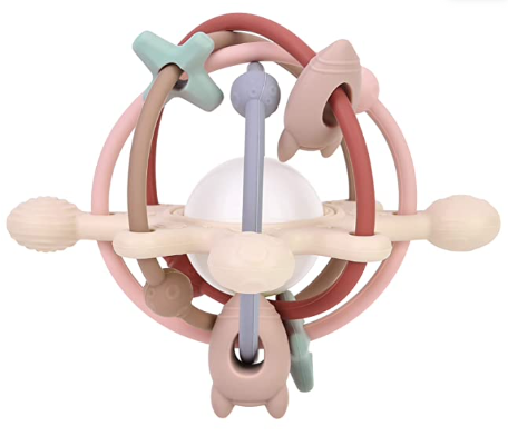Bazzle Baby Solar System Teething Rattle and Sensory Toy