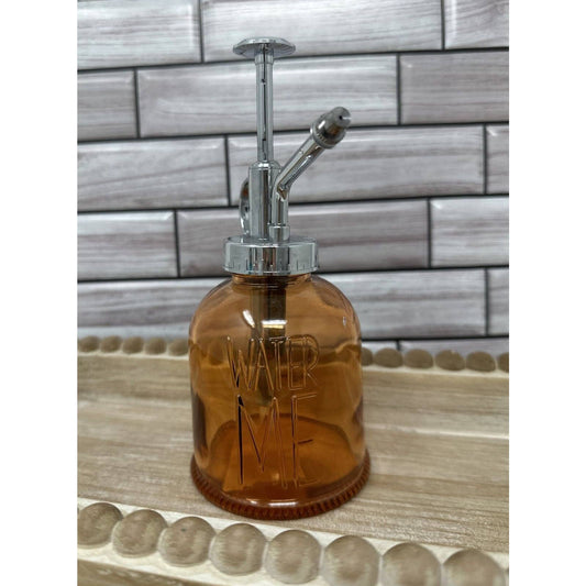 Rociador de agua para jardín de vidrio color naranja "WATER ME"