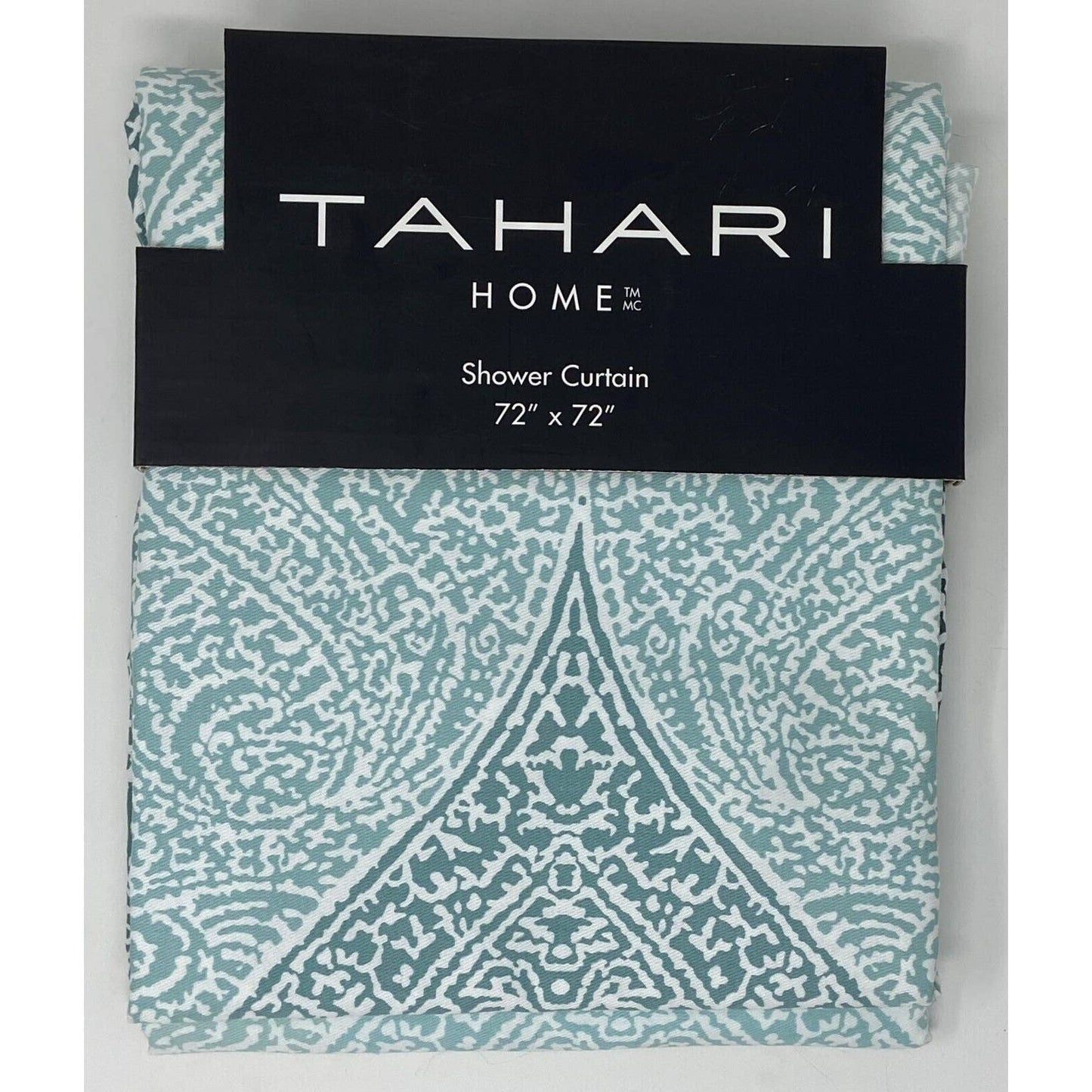 Tahari Stamped Ombre Shower Curtain