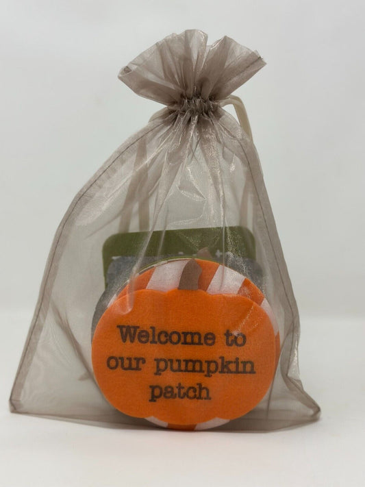 Posavasos de fieltro con motivo del Día de Acción de Gracias