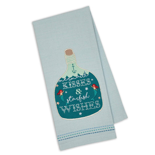Toalla de cocina con besos de sirena